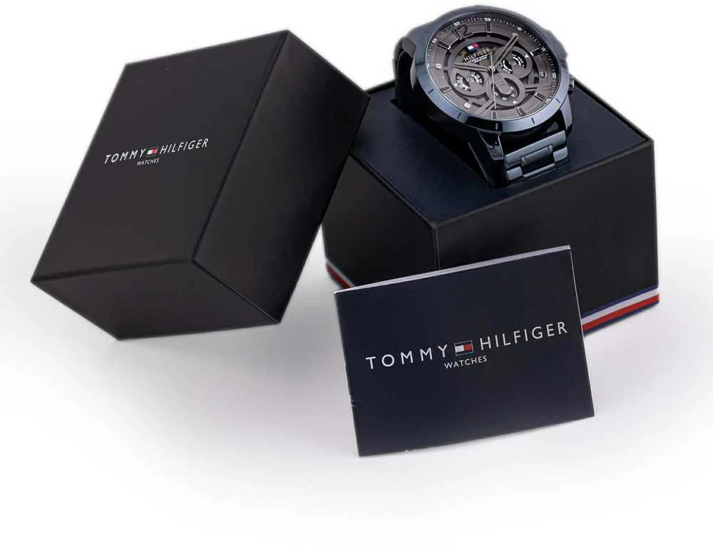 Laikrodis TOMMY HILFIGER LUCA MEN'S WATCH 1710493 (zf082d)