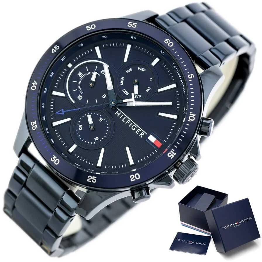Laikrodis TOMMY HILFIGER MEN'S WATCH 1791720 BANK (zf022b)