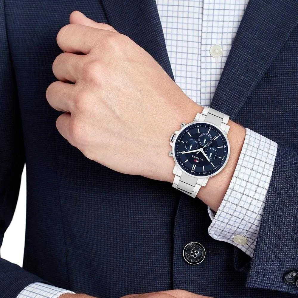 TOMMY HILFIGER TYSON VYRIŠKAS LAIKRODIS 1710588 (zf100a) + DĖŽĖ