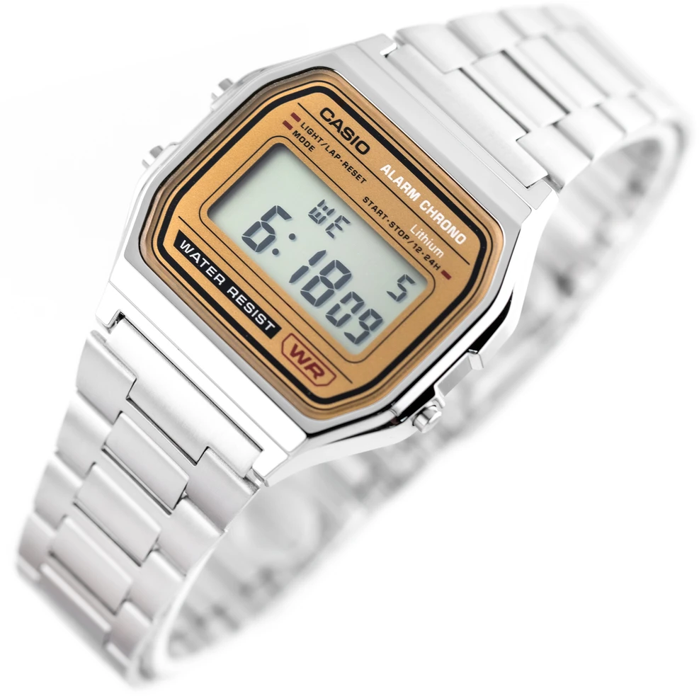 Vyriškas laikrodis CASIO A158WEA-9 (zd093b) - KLASYKA + BOX