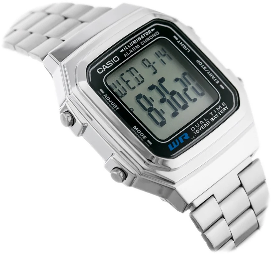 Laikrodis vyrams CASIO A178WA-1A (zd082a) - KLASYKA