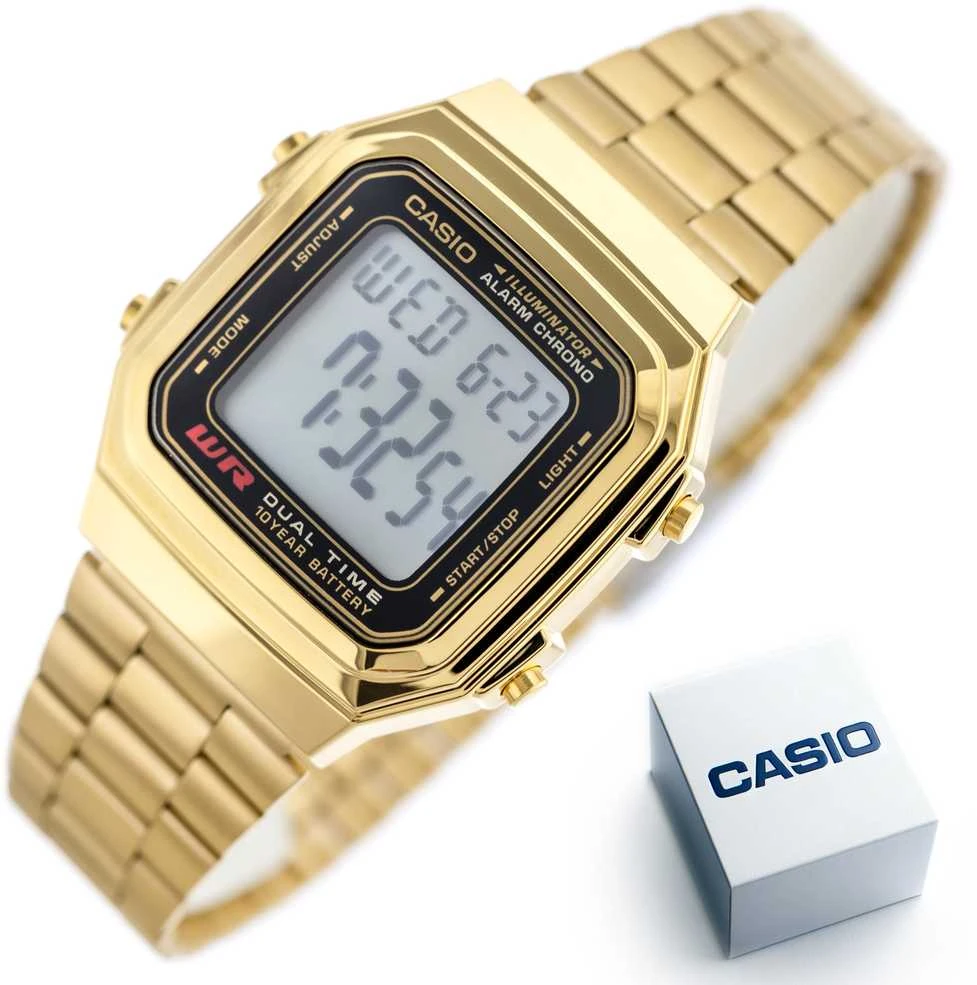 Vyriškas laikrodis CASIO A178WGA-1ADF (zd082b) + BOX