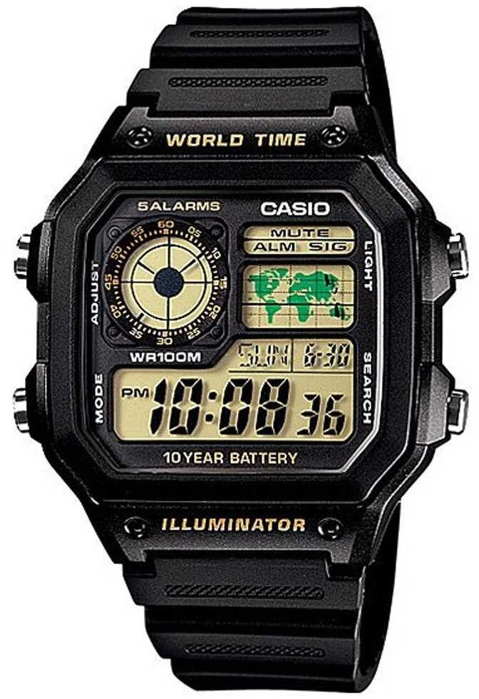 Laikrodis vyrams CASIO AE-1200WH-1AVCF (zd146a)