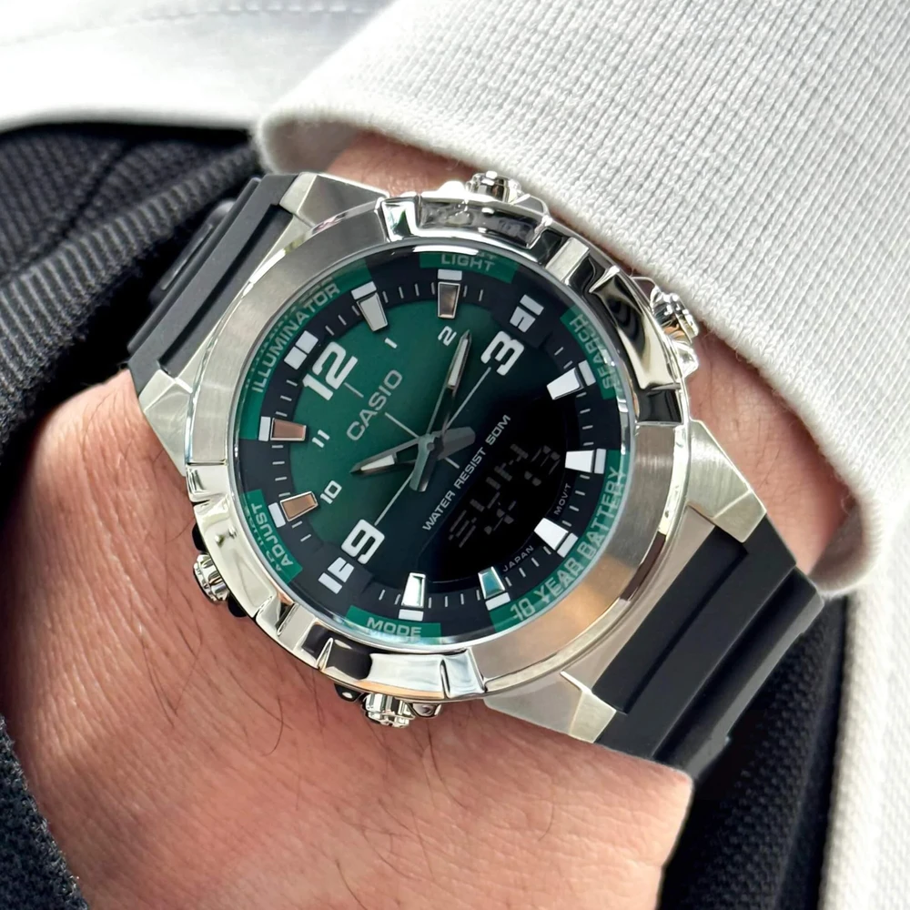 Vyriškas laikrodis CASIO AMW-870A-3A + BOX