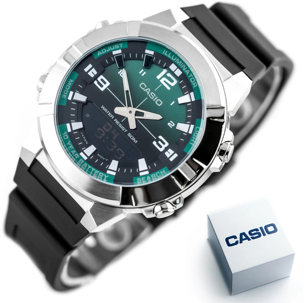 Vyriškas laikrodis CASIO AMW-870A-3A + BOX