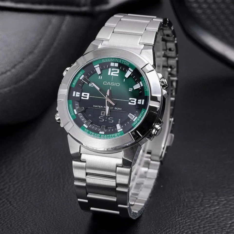 Vyriškas laikrodis CASIO AMW-870DA-3AV + BOX