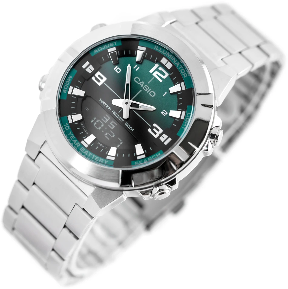 Vyriškas laikrodis CASIO AMW-870DA-3AV + BOX