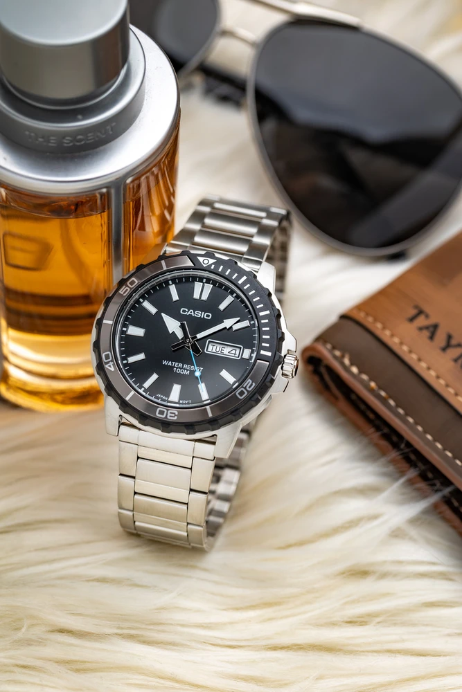 Laikrodis Casio Collection Vintage CASIO SPORT DIVER 100M - Juodas MTD-125D-1A3VDF