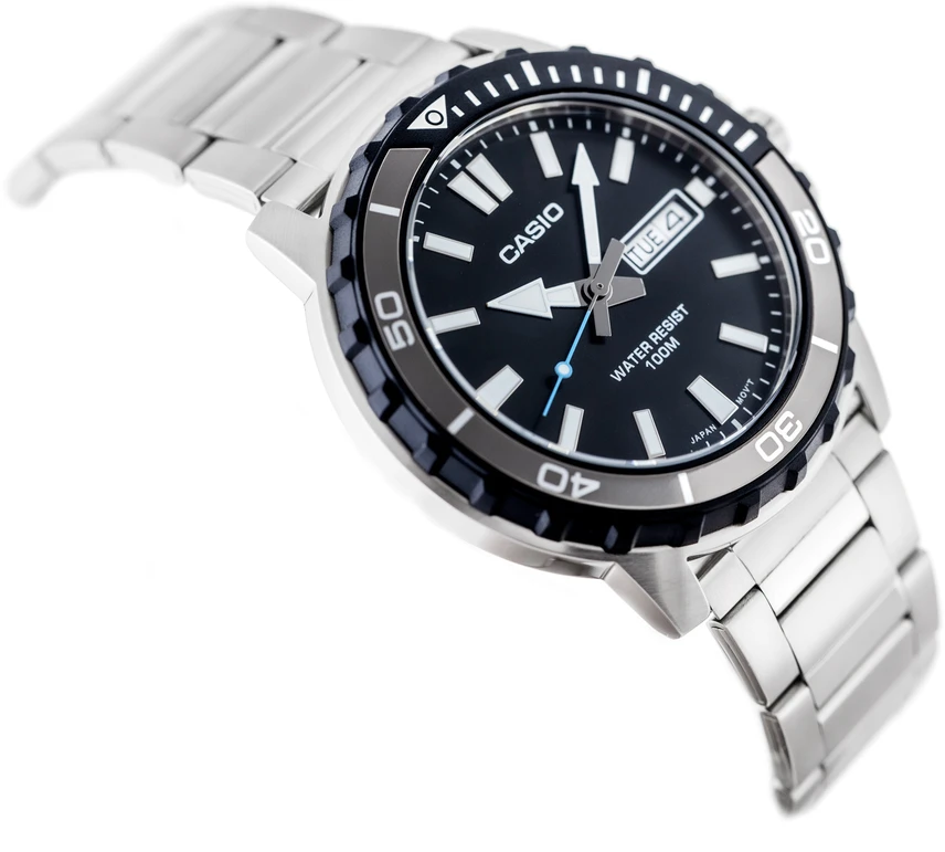 Laikrodis Casio Collection Vintage CASIO SPORT DIVER 100M - Juodas MTD-125D-1A3VDF