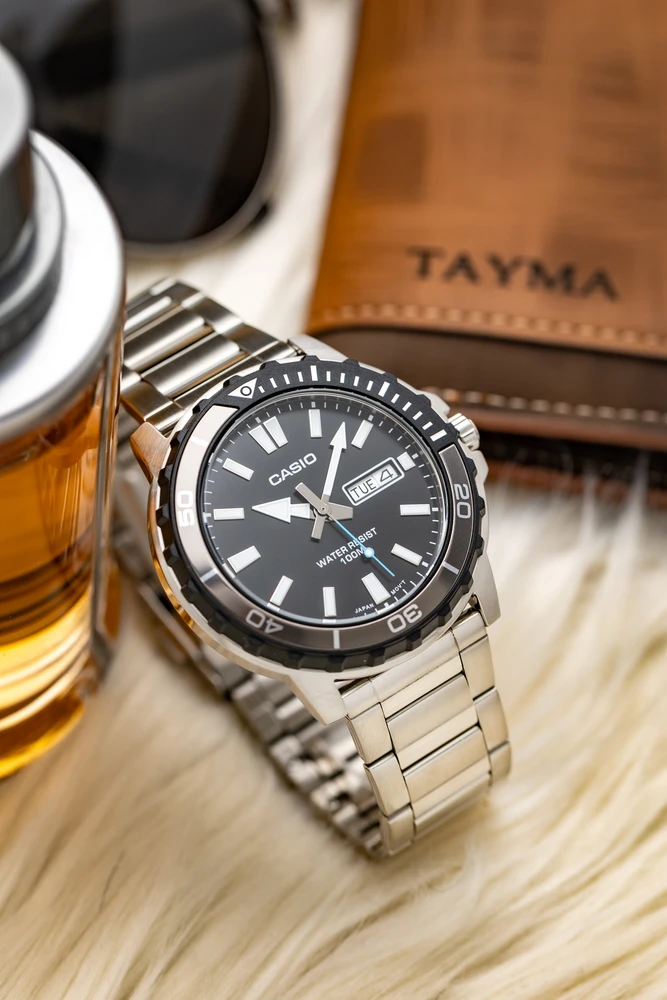 Laikrodis Casio Collection Vintage CASIO SPORT DIVER 100M - Juodas MTD-125D-1A3VDF