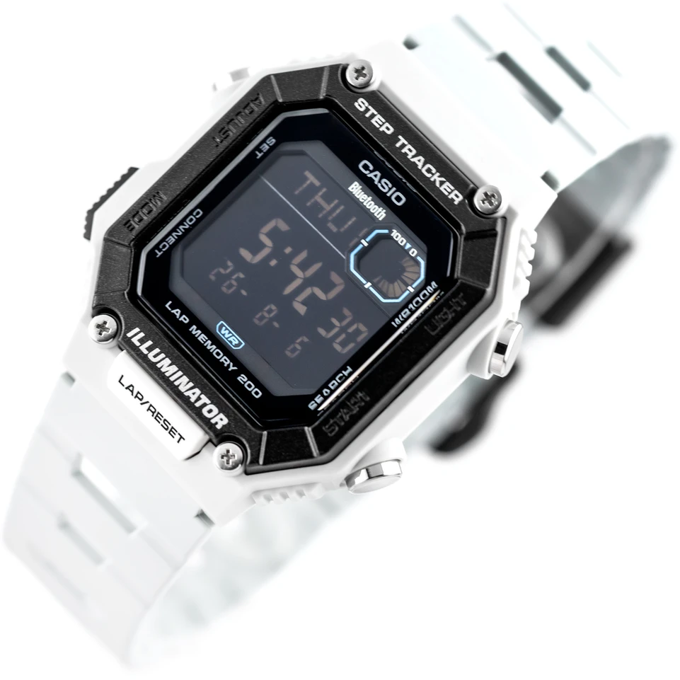 Vyriškas laikrodis CASIO Digital Moonphase WS-B1000-8BVDF + BOX