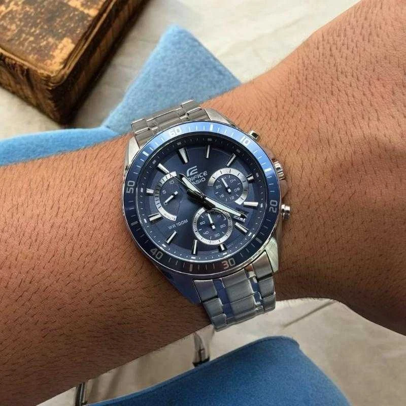 Laikrodis CASIO EDIFICE MEN'S WATCH EFR-552D-2AVUDF - 10ATM (zd094d) + BOX