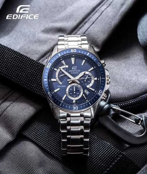 Laikrodis CASIO EDIFICE MEN'S WATCH EFR-552D-2AVUDF - 10ATM (zd094d) + BOX