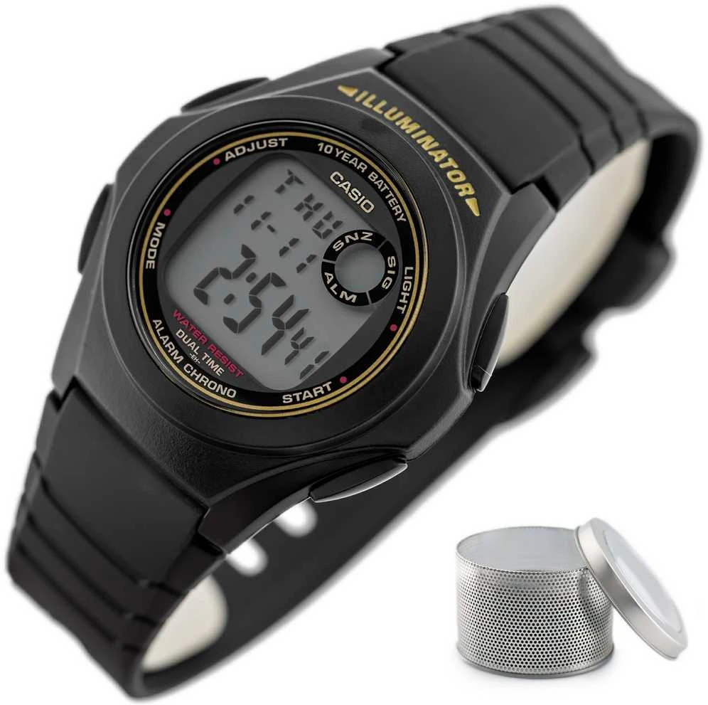 VYRIŠKAS LAIKRODIS CASIO F-200W-9ADF (zd151d) + DĖŽĖ