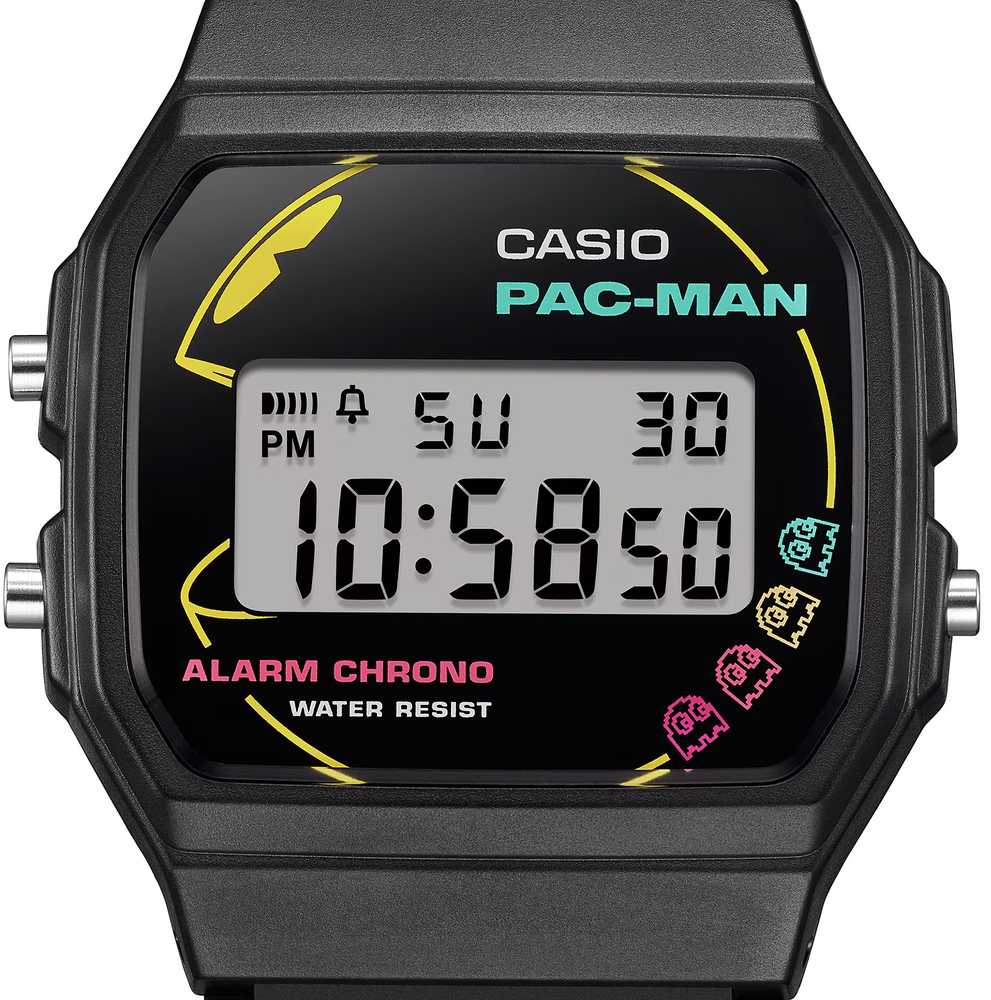 Laikrodis CASIO MEN'S WATCH F-91WPC-1ADR (zd086b) - PAC-MAN + BOX