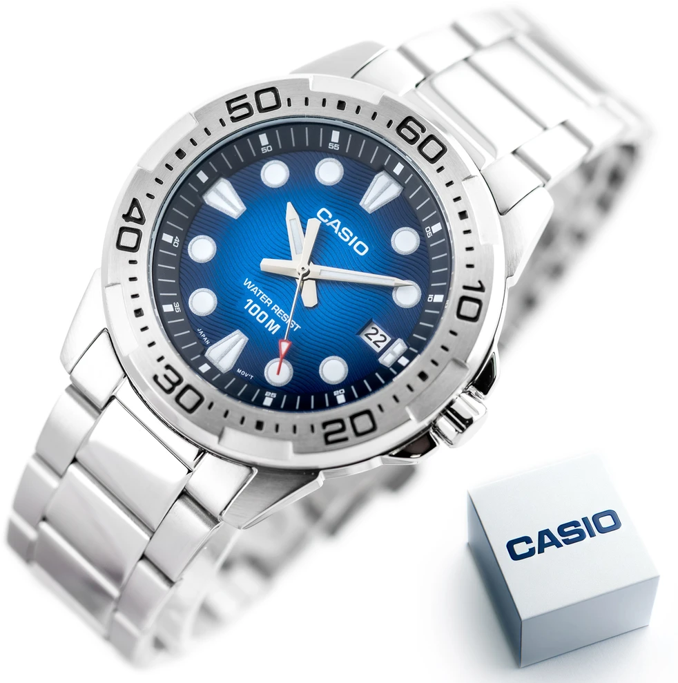 Vyriškas laikrodis Casio Marine Sports MTD-140D-2A + BOX