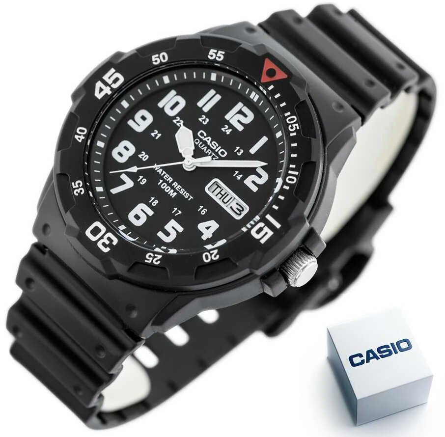 VYRIŠKAS LAIKRODIS CASIO MRW-200H-1B (zd147a) + DĖŽĖ