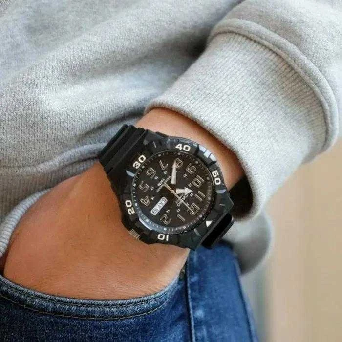 Casio Vyrų Laikrodis MRW-210H-1AVEF Juodas