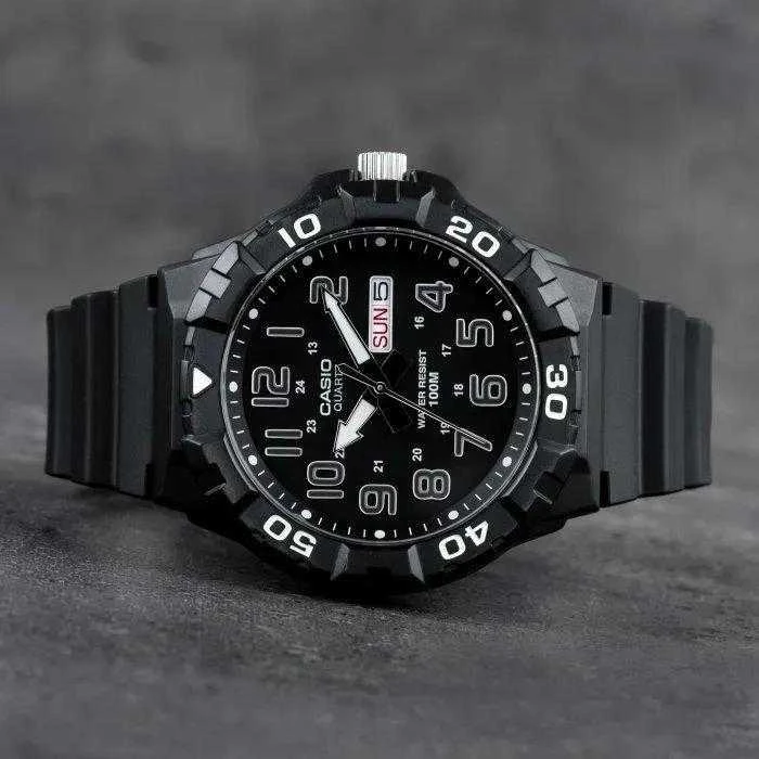 Casio Vyrų Laikrodis MRW-210H-1AVEF Juodas