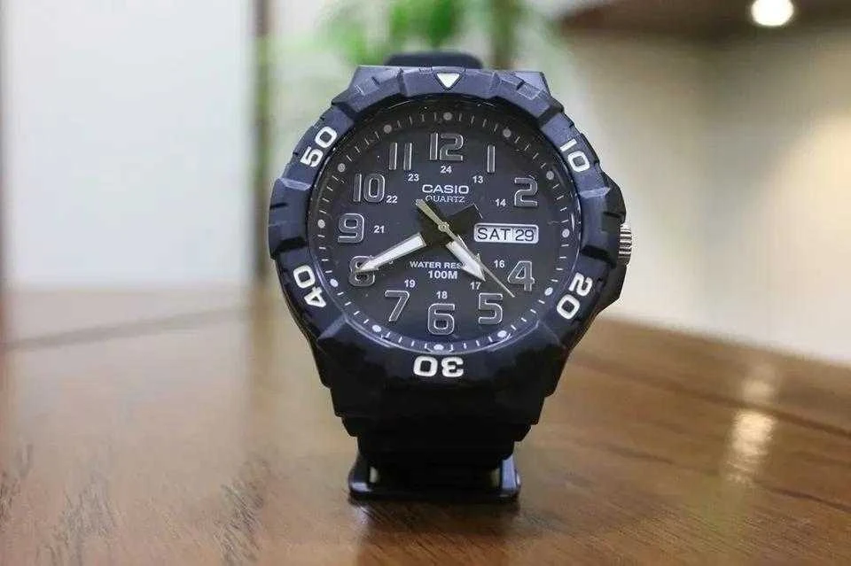 Casio Vyrų Laikrodis MRW-210H-1AVEF Juodas