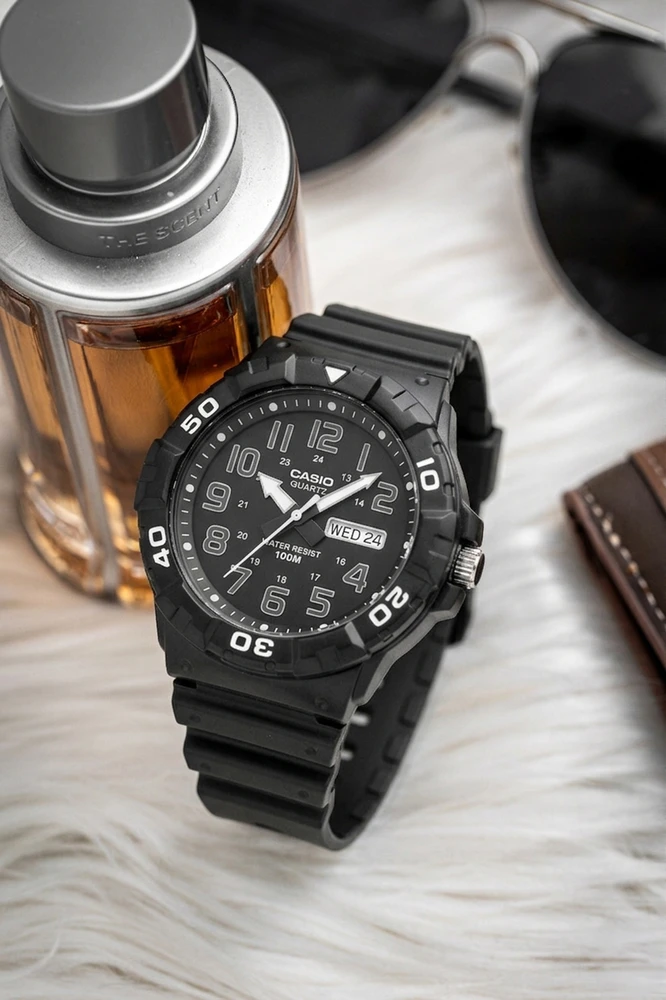 Casio Vyrų Laikrodis MRW-210H-1AVEF Juodas