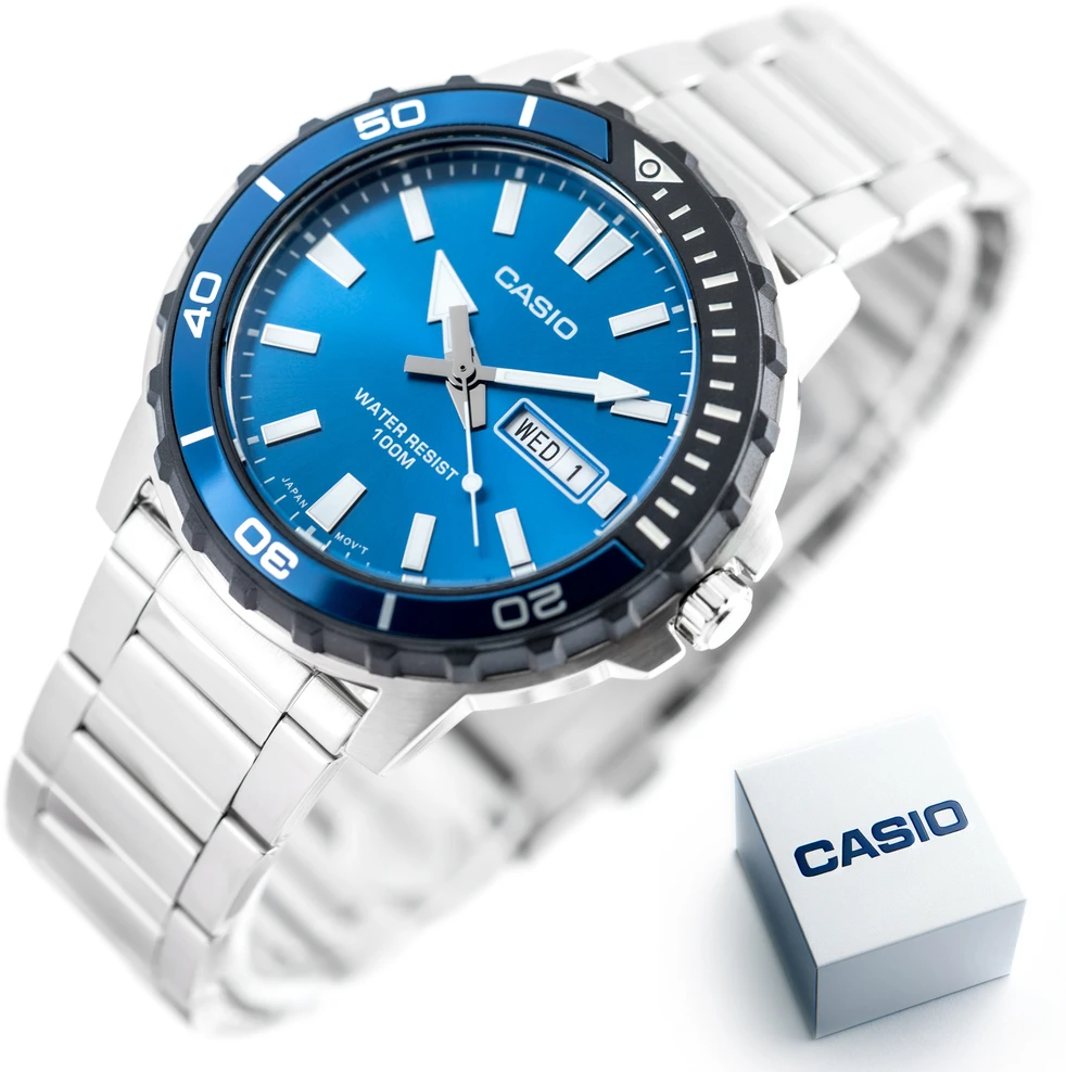 Vyriškas laikrodis Casio MTD-125D-2A1 + BOX