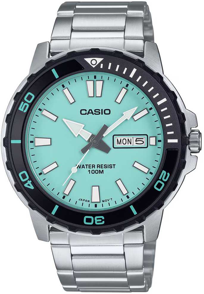„Casio“ vyriškas laikrodis MTD-125D-2A2 + BOX WR100