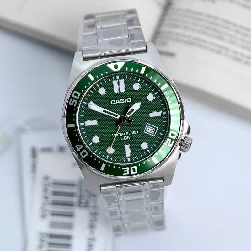 Casio MTD-135D-3A vyriškas laikrodis + dėžutė