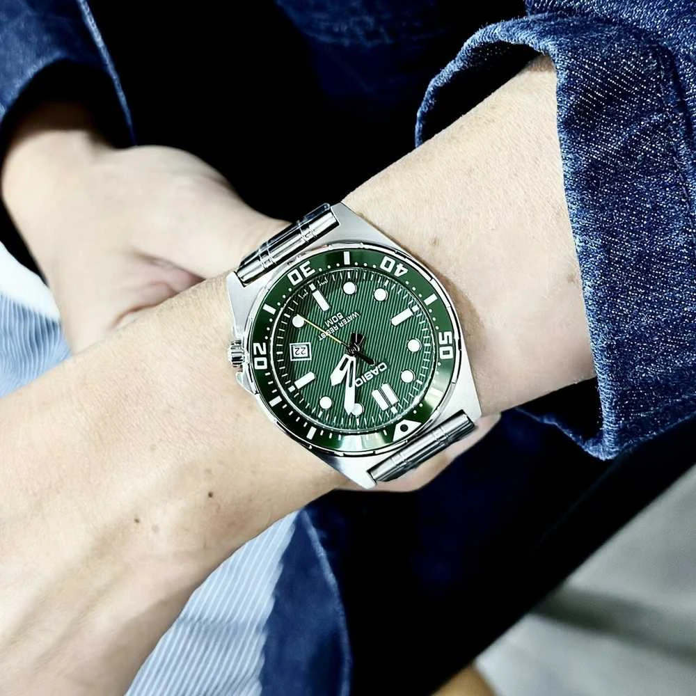 Casio MTD-135D-3A vyriškas laikrodis + dėžutė