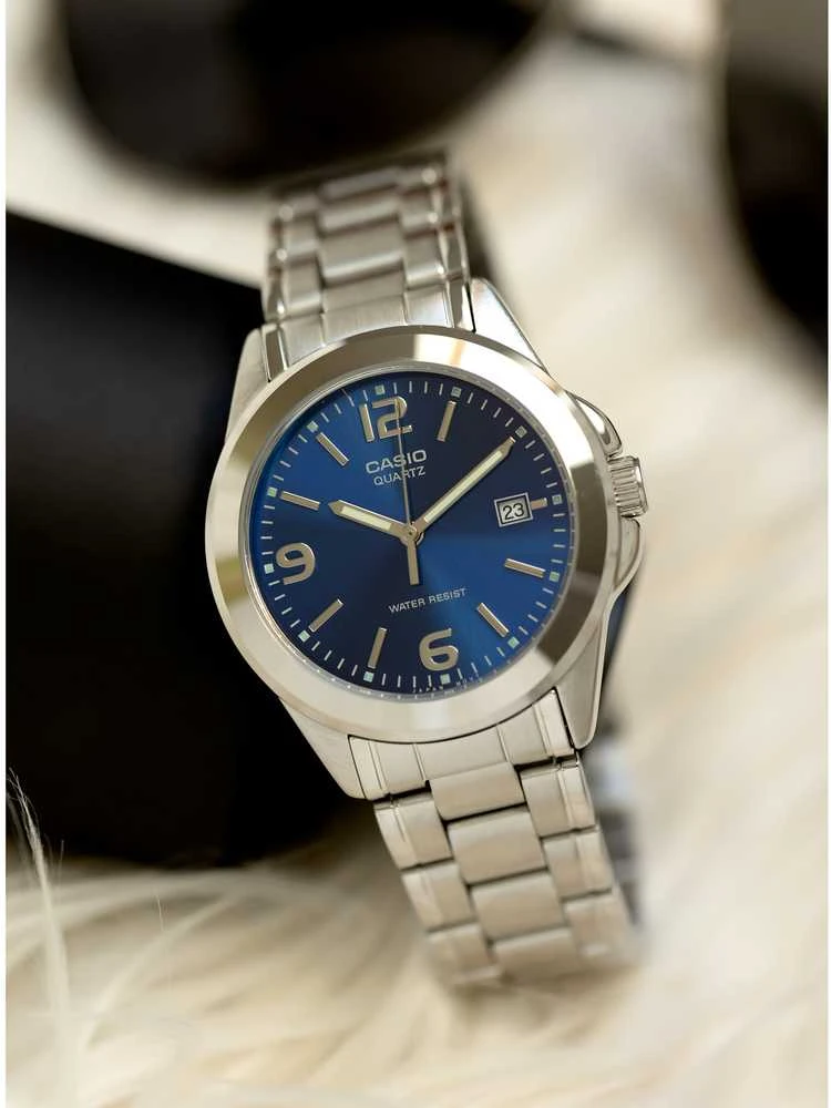 Casio MTP-1215A-2ADF vyriškas laikrodis + dėžutė