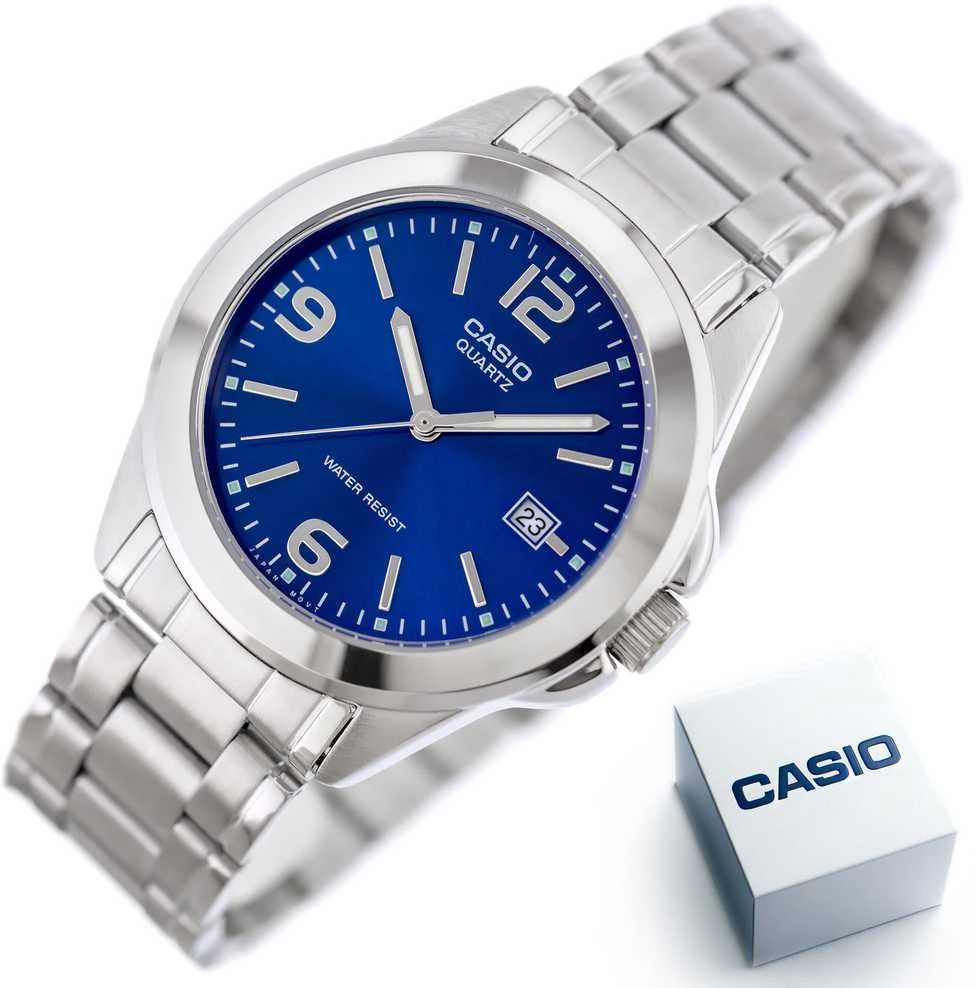 Casio MTP-1215A-2ADF vyriškas laikrodis + dėžutė