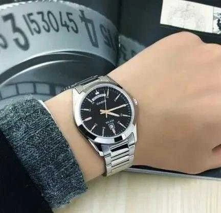 Vyriškas laikrodis CASIO MTP-1370D 1A2V (zd025a) + DĖŽĖ