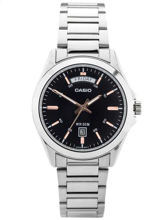 Vyriškas laikrodis CASIO MTP-1370D 1A2V (zd025a) + DĖŽĖ