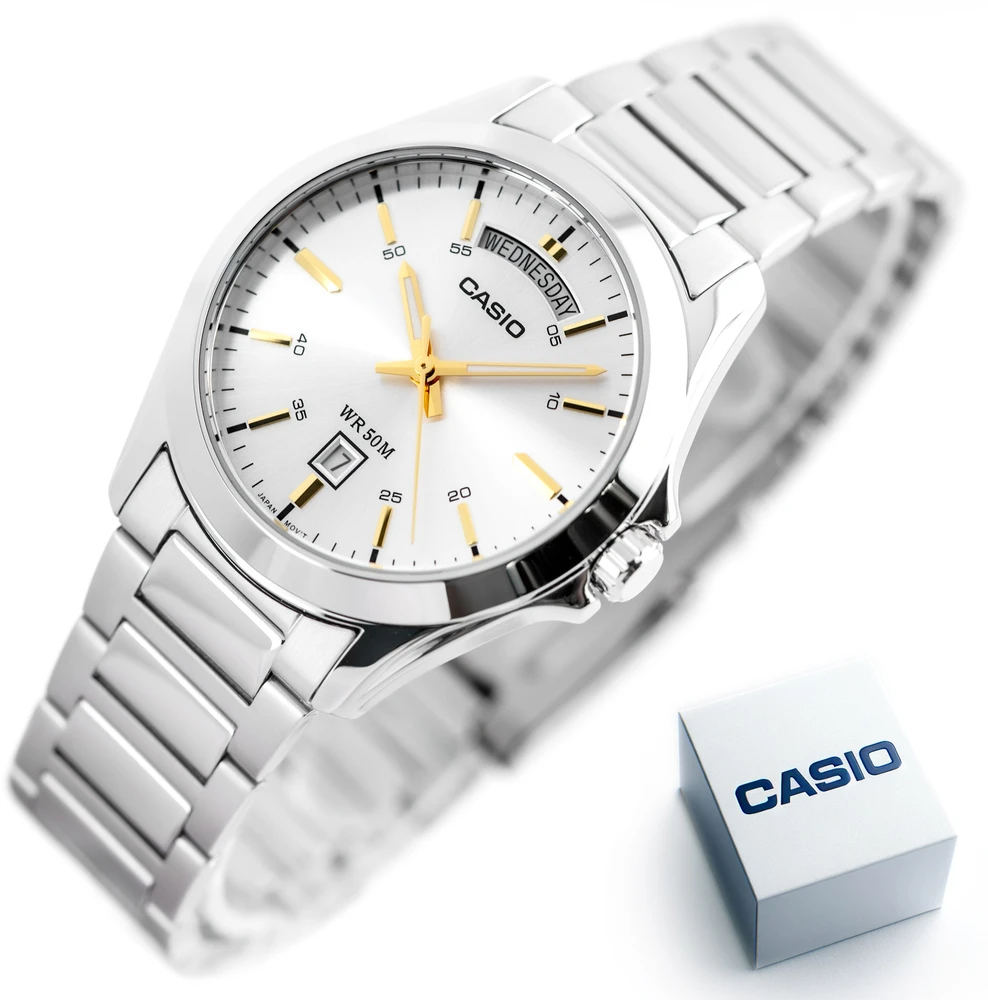 Vyriškas laikrodis CASIO MTP-1370D-7A2V (zd025d) + BOX