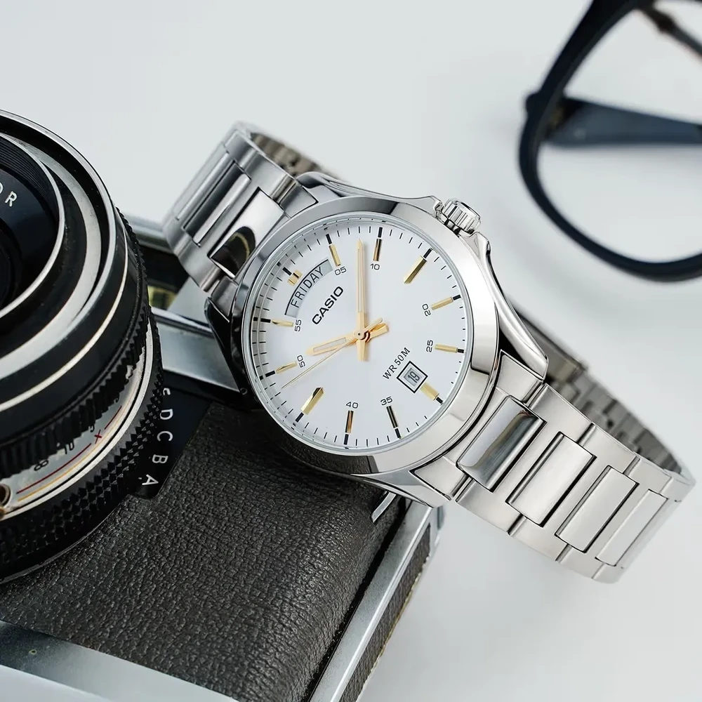 Vyriškas laikrodis CASIO MTP-1370D-7A2V (zd025d) + BOX