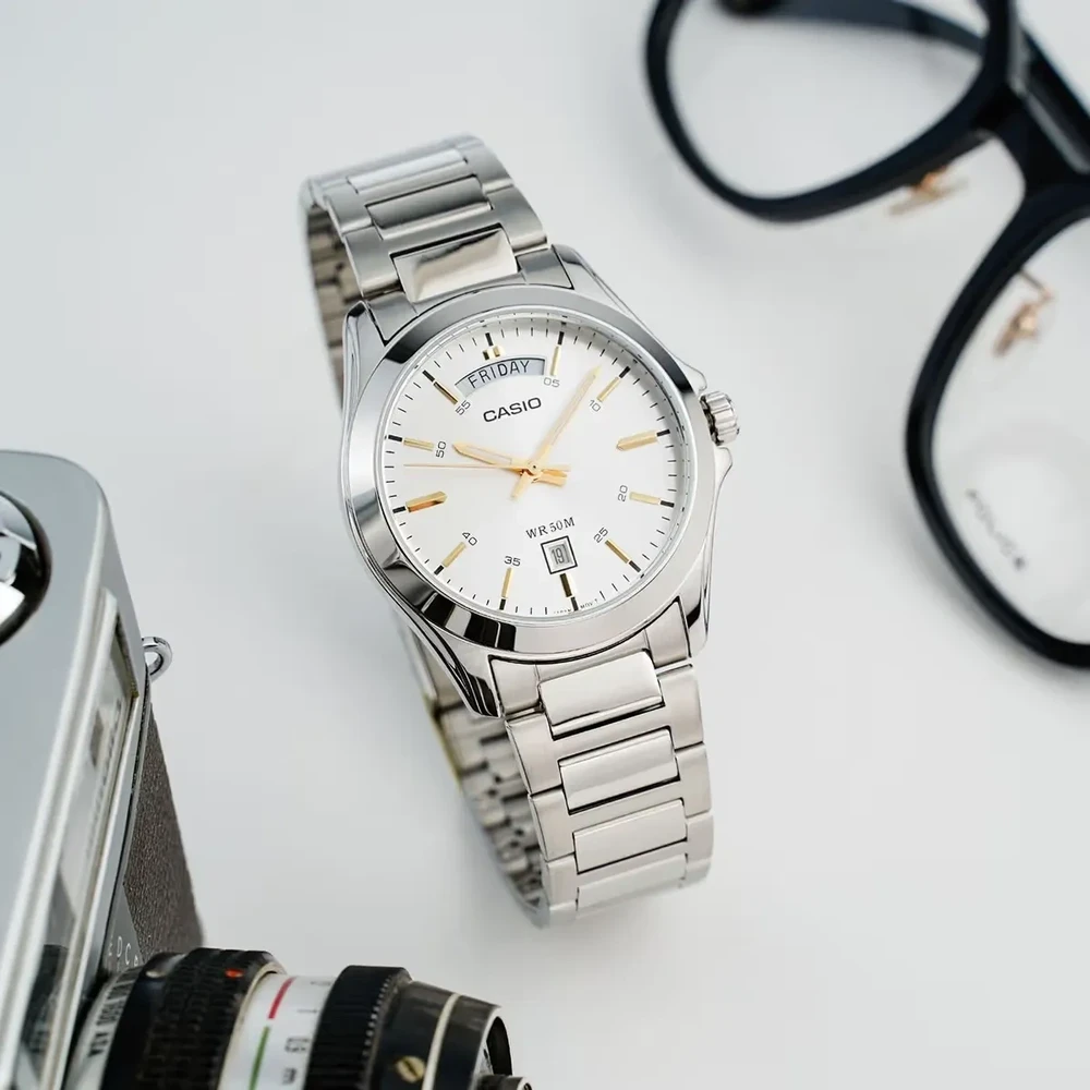 Vyriškas laikrodis CASIO MTP-1370D-7A2V (zd025d) + BOX