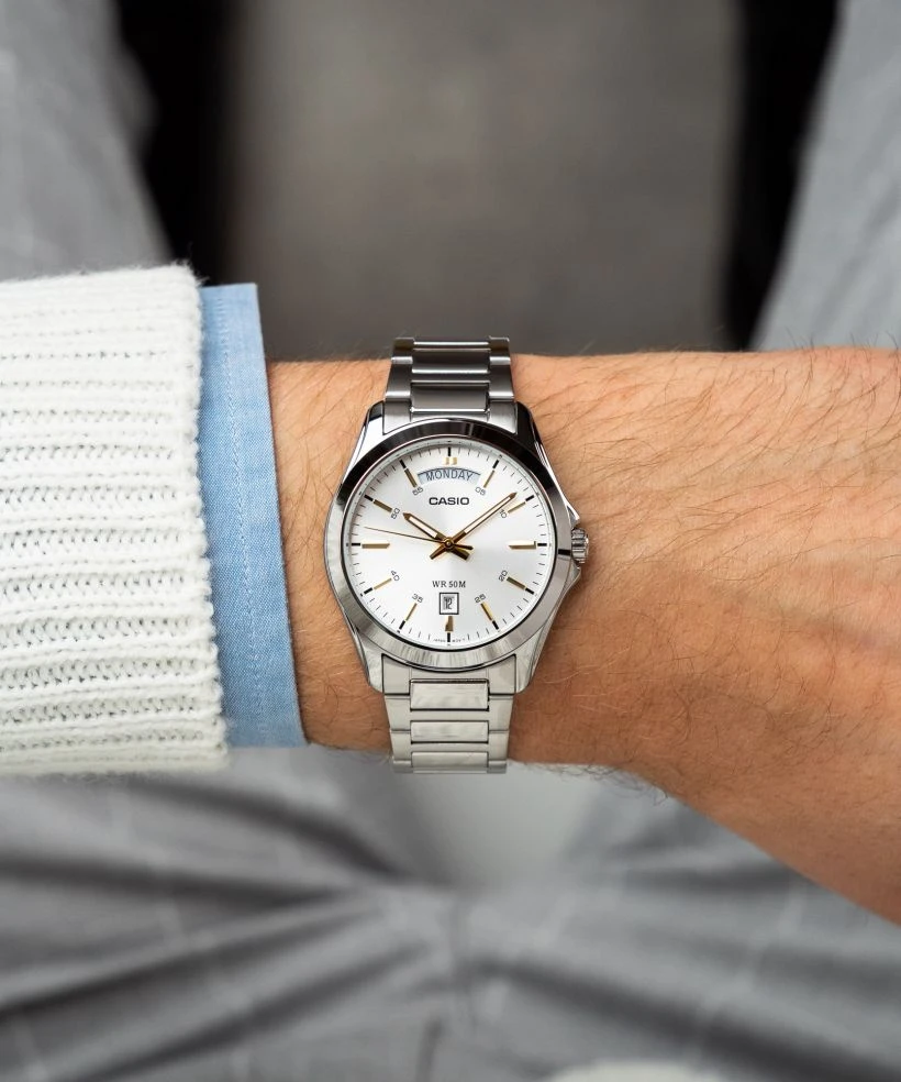 Vyriškas laikrodis CASIO MTP-1370D-7A2V (zd025d) + BOX