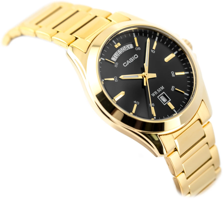 Vyriškas laikrodis CASIO MTP-1370G-1A (zd025h) + BOX