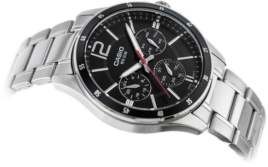 Laikrodis CASIO MEN'S WATCH MTP-1374D-1AV (zd063b) + BOX