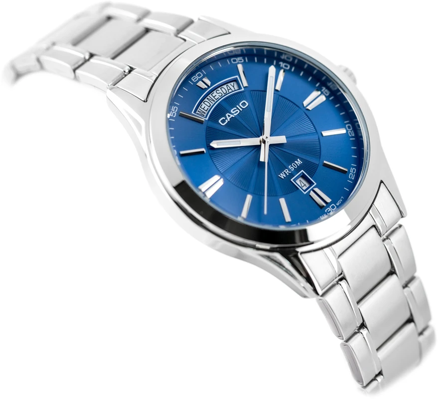 Vyriškas laikrodis CASIO MTP-1381D-2AV (zd076c) + BOX