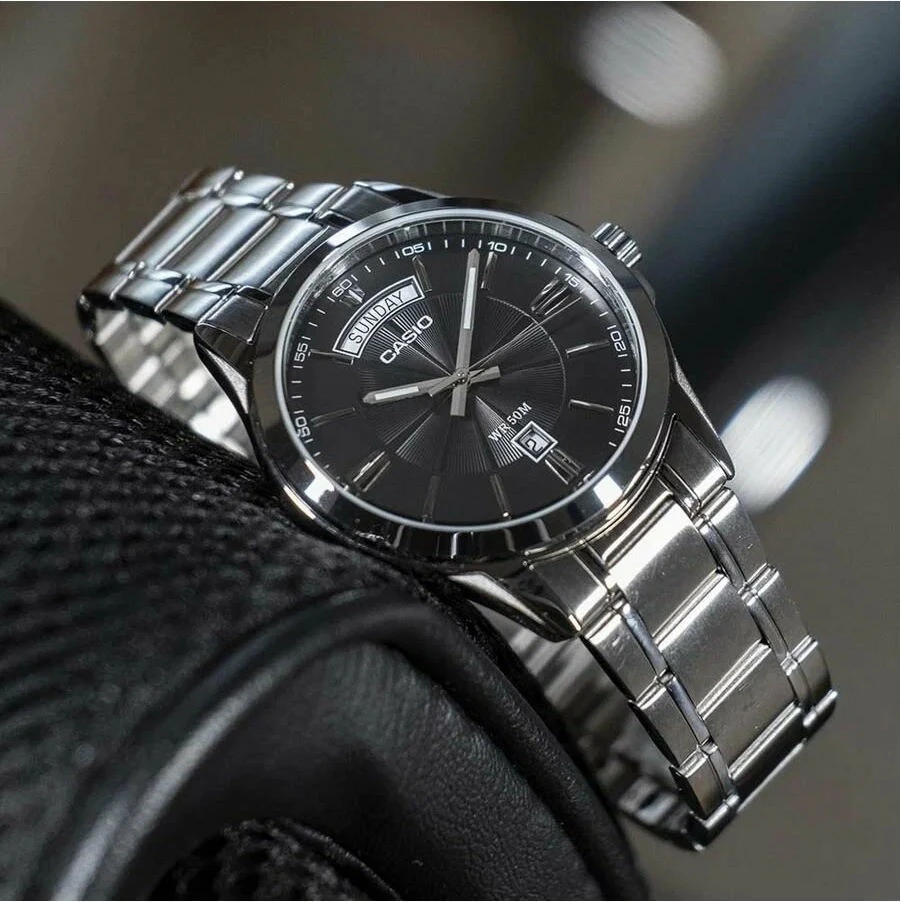Vyriškas laikrodis CASIO MTP-1381D-8A (zd076g) + BOX