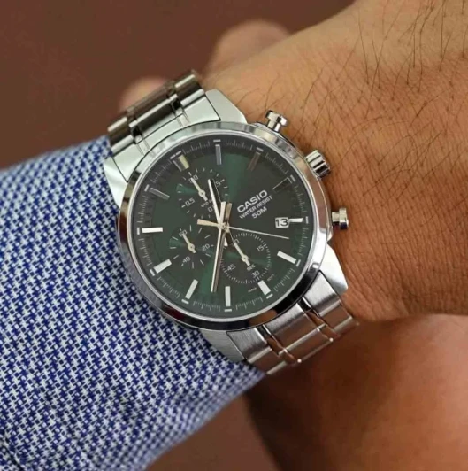 Vyriškas laikrodis Casio MTP-E510D-3A + BOX