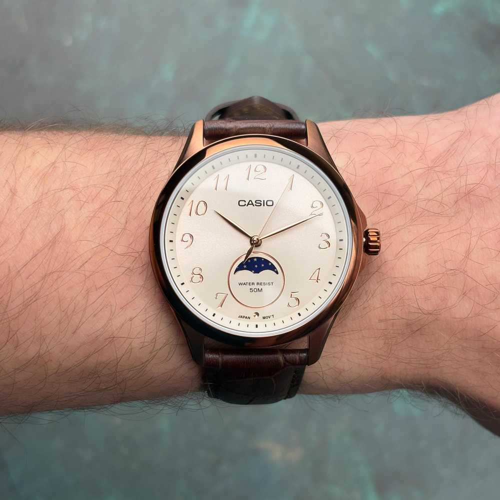 Vyriškas laikrodis CASIO MTP-M110RL-5A (zd293e) + BOX