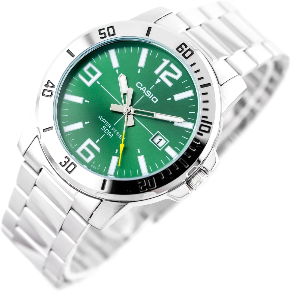 Vyriškas laikrodis CASIO MTP-VD01D-3B + BOX