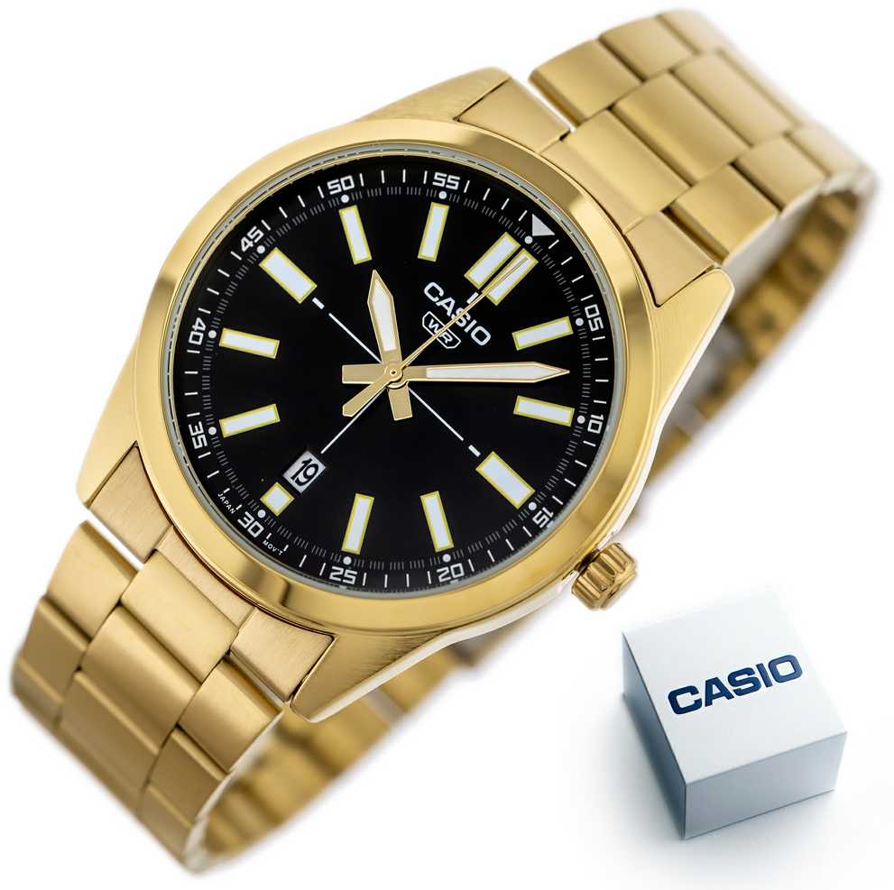 Laikrodis CASIO MEN'S WATCH MTP-VD02G-1E (zd217c) + BOX