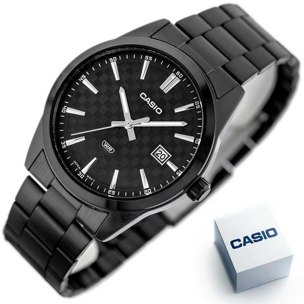 CASIO MTP-VD03B-1A VYRIŠKAS LAIKRODIS + DĖŽUTĖ