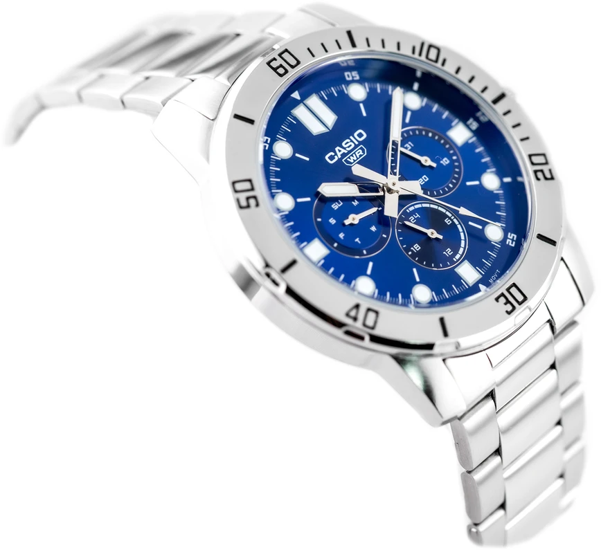 Vyriškas laikrodis CASIO MTP-VD300D-2E (zd268b) + BOX