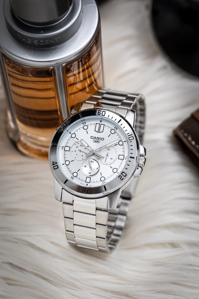 Vyriškas laikrodis CASIO MTP-VD300D-7E (zd268c) + BOX