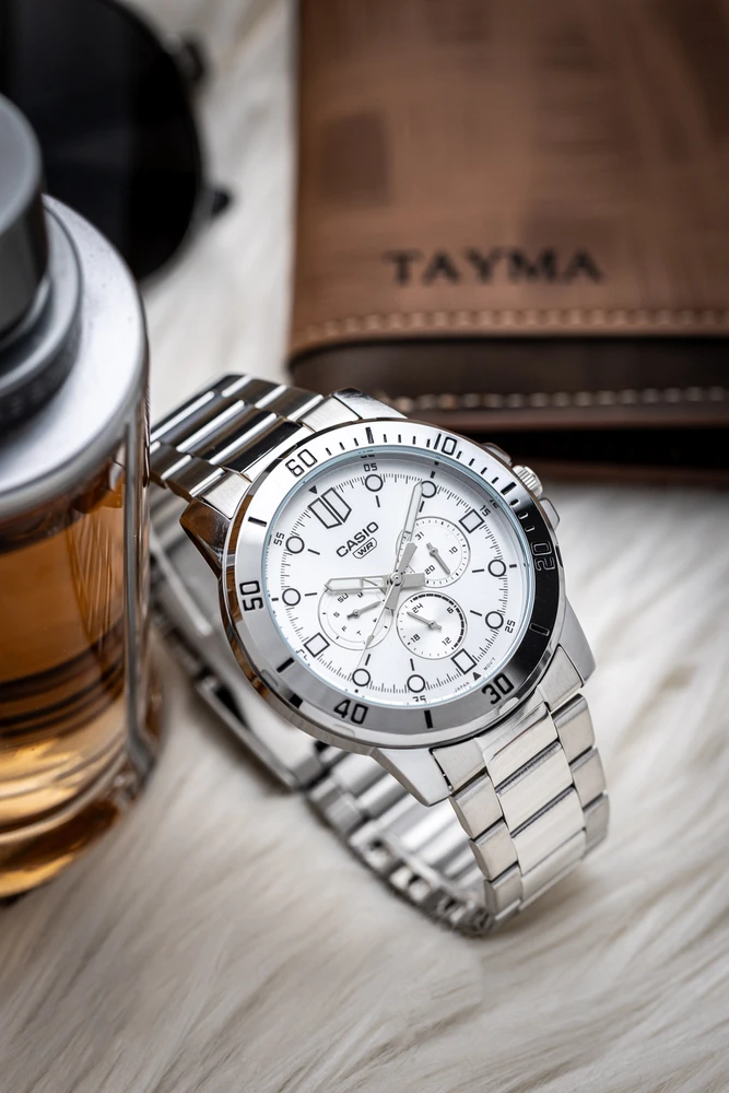 Vyriškas laikrodis CASIO MTP-VD300D-7E (zd268c) + BOX