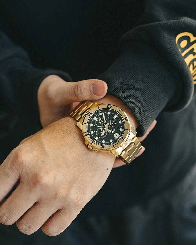 Casio vyriškas laikrodis MTP-VD300G-1EUDF (zd268d) + dėžutė